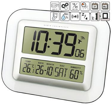 Годинник настінний Technoline WS8006 Silver (WS8006)