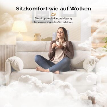 Маленький 2-місний диван Bonnlo, міні-диван 125 см, невеликий тканинний диван з м&39якими підлокітниками, маленький диван для офісу, вітальні, спальні та кабінету, легке складання, льон, бежевий