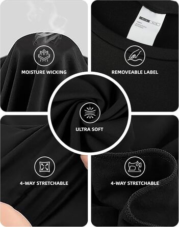 Комплект чоловічої термобілизни, тепла лижна білизна, дихаюча та термобілизна довга, функціональна білизна для чоловіків взимку та спорту, чорний/зелений, XXL