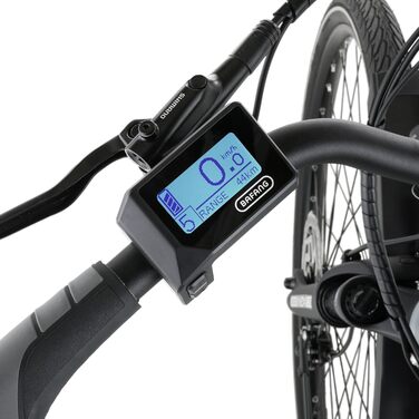 Електричний велосипед для чоловіків та жінок, розмір рами 43 см, 688 Втгод, двигун із середнім приводом 65 Нм, акумулятор 36 В 43 см - 688 Втгод CITA 2404, 2404 Active