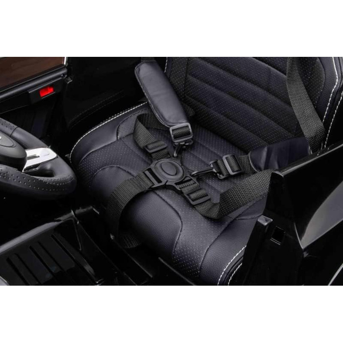 Дитячий автомобіль Ford GT-500 24V дитячий електромобіль 2.4GHz пульт дистанційного керування 2-6 років (чорний)