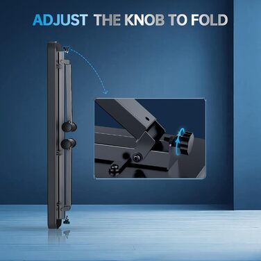 Силова лава, плоска лава, складна фітнес-лава для тренування всього тіла, силова лава для домашнього спортзалу, чорно-синя