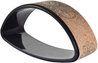 Колесо для йоги Windyday Natural Stretch Roller - нековзне, гнучке, витримує навантаження до 200 кг (еліпс)