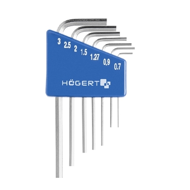 Набір шестигранних Г-подібних ключів HOEGERT 0.7 - 3.0 (HT1W800)