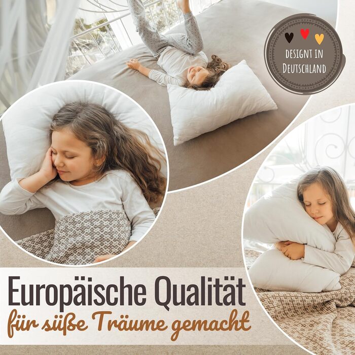 Дитяча подушка Melibr від 2 років - дитяча подушка преміум-класу, комфортна дитяча подушка 40x60 для спокійних ночей з KO Tex - ди