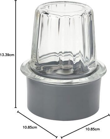 Млин для трав і спецій Kenwood KAP10.000GY, аксесуари для кухонних комбайнів Prospero, електричний подрібнювач трав для свіжих і сушених трав і спецій, ємність 350 мл