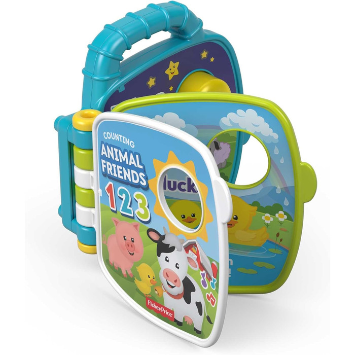Музичний збірник пісень Fisher-Price Animal Friends Дитячі іграшки від 6 місяців, 1 року для дівчаток і хлопчиків Дитячі іграшки М