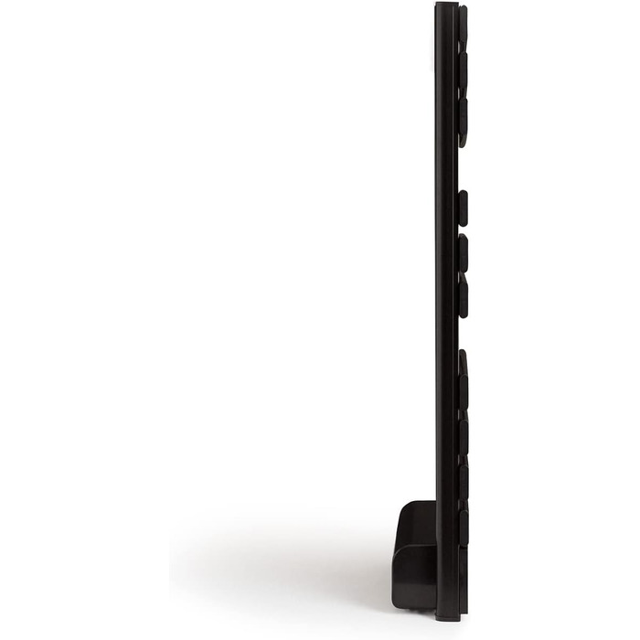 Радіатор для ванної кімнати чорного кольору з інфрачервоним обігрівачем та пультом дистанційного керування / 1013x55 см / WiFi, низьке енергоспоживання, 1500 Вт без полиці чорного кольору