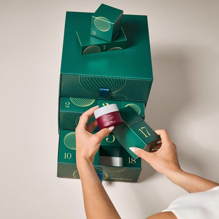 Адвент-календар M. Asam PREMIUM 2025 Адвент-календар вартістю 516 євро з 24 повнорозмірними б&39юті-сюрпризами, різдвяний календар краси з доглядом за шкірою, волоссям та тілом 03 - 2025 - PREMIUM Календар