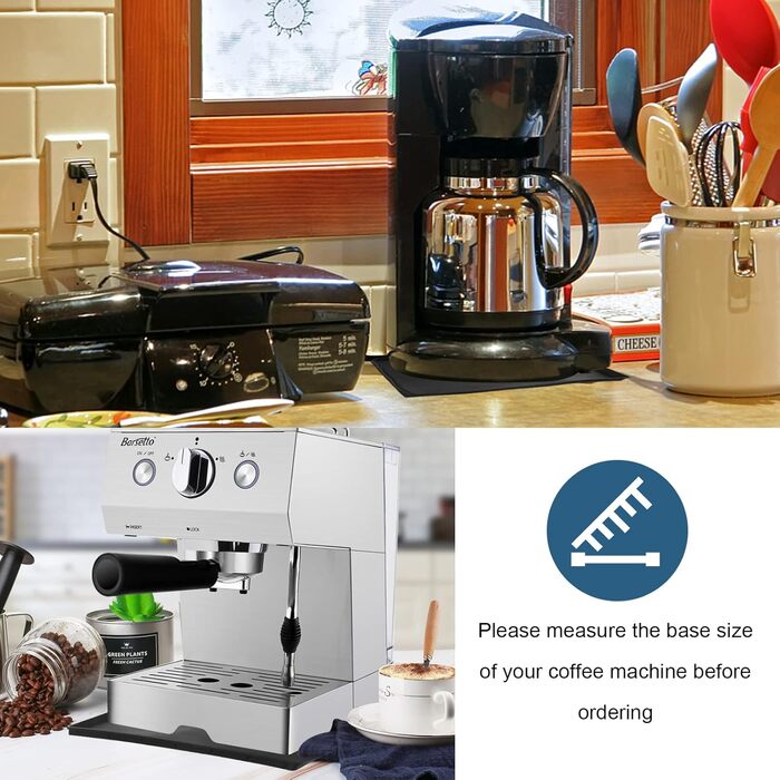 Аксесуари для автоматичної кавомашини Chedin, силіконовий килимок кавоварки проти ковзання, можна використовувати як водонепроникний герметичний килимок для їдальні на кухні