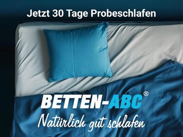 Матрац ABC Comfort Foam Mattress Basic-Line, висота ядра приблизно 10 см, чохол з алое вера, виготовлений за німецькими стандартами якості (розмір 90 x 190 см)