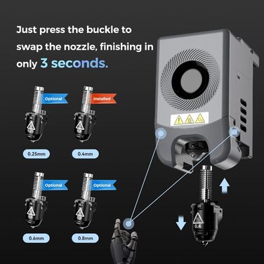 Принтер Flashforge Adventurer 5M з безпомилковим першим шаром, автоматичним вирівнюванням і швидкознімною насадкою, максимальна шв