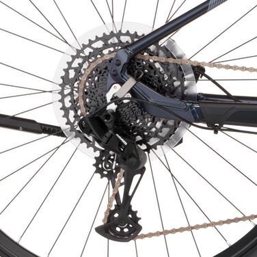 Електричний велосипед Fischer E-Bike MTB Montis 8.0i Ultimate для чоловіків та жінок, розмір рами 43, двигун із середнім приводом 90 Нм, акумулятор 36 В 43 см - 711 Втгод