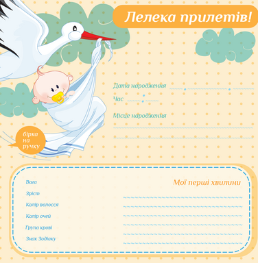 Фотоальбом EVG 20sheet Baby collage Blue w/box (UA) (6239793)