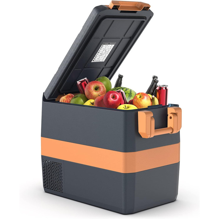 Міні-холодильник для автомобіля портативний електричний кемпінговий морозильник 40 л електричний компресорний охолоджувач 12V 12/2