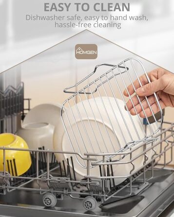 Аксесуари для фритюрниці HOMGEN 6 шт. Аксесуари для фритюрниці Двокамерна фритюрниця Аксесуари для Ninja Foodi AF400EU AF300EU 8-9.5 л Решітка для приготування їжі, папір для випічки тощо