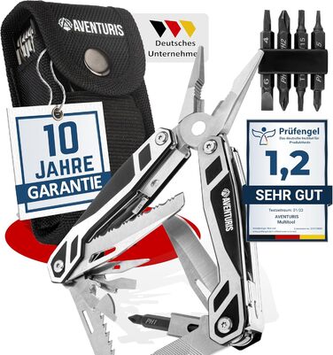 Багатофункціональний інструмент AVENTURIS з нержавіючої сталі з 21 функцією. Багатофункціональний інструмент Гаджет для чоловіків,