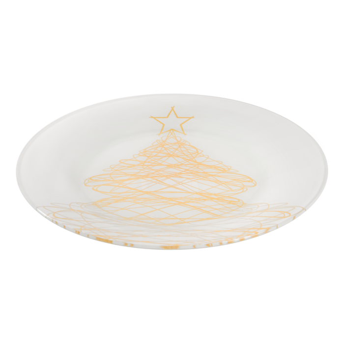 Тарілка Viva NY Tree Gold, 25 см (7109508)
