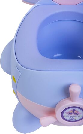 Дитячий туалет - горщик-літак для дітей, тренажер для туалету, ергономічне сидіння, м&39яка поліуретанова подушка, захист від бриз