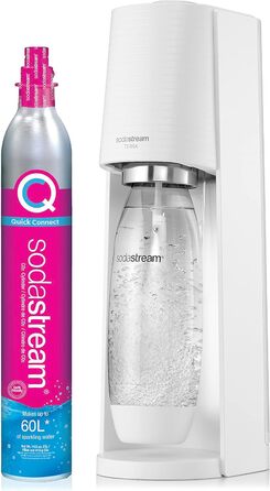 Виробник газованої води SodaStream Terra (білий) з пляшкою CO2 та DWS