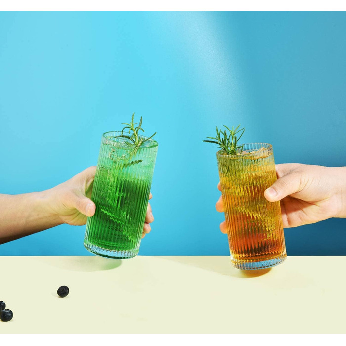 Набір коктейльних келихів ALINK з 4 шт. , келихи для пива, склянки для води, келихи для лонг-дрінку, склянки для пиття, склянки дл