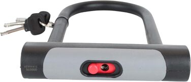 Замок безпеки BISOMO U-lock 180x245 мм, броньований замок, велосипед, електровелосипед, мопед, мотоцикл