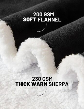 Ковдра Mewaii з рукавами, м&39яка фланелева ковдра з худі з шерпи для жінок та чоловіків, ідеально підходить для дому, подорожей та любителів домашніх тварин, світло-чорна