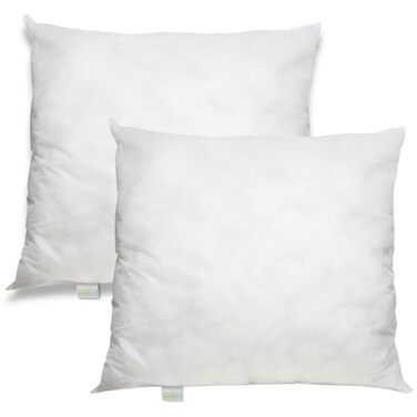 Подушки Bodyprotect 80 x 80 см, комплект з 2 шт. , подушки Ecoline з нетканого спанбонду, комплект постільної білизни подвійного розміру зі 100 мікрофібри, можна прати, білий колір