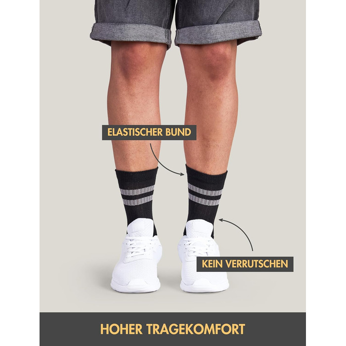 Тенісні шкарпетки Basic Treasure, 20 пар, чоловічі та жіночі, бавовняні спортивні шкарпетки, дихаючі, тенісні круглі шкарпетки, розмір 43-46, чорні