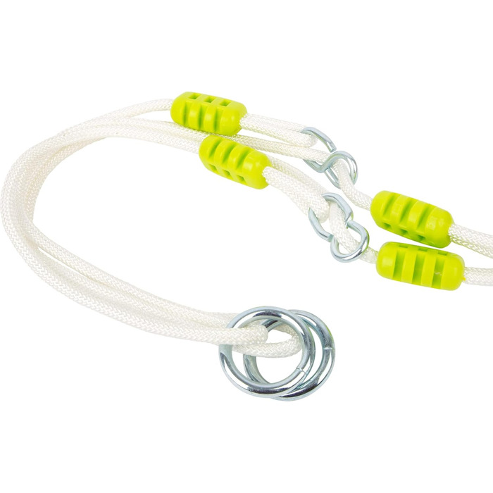 Гойдалка для маленьких ніжок Baby Swing Comfort з дерева та тканини, з регульованими мотузками, для приміщень, від 18 місяців, 115