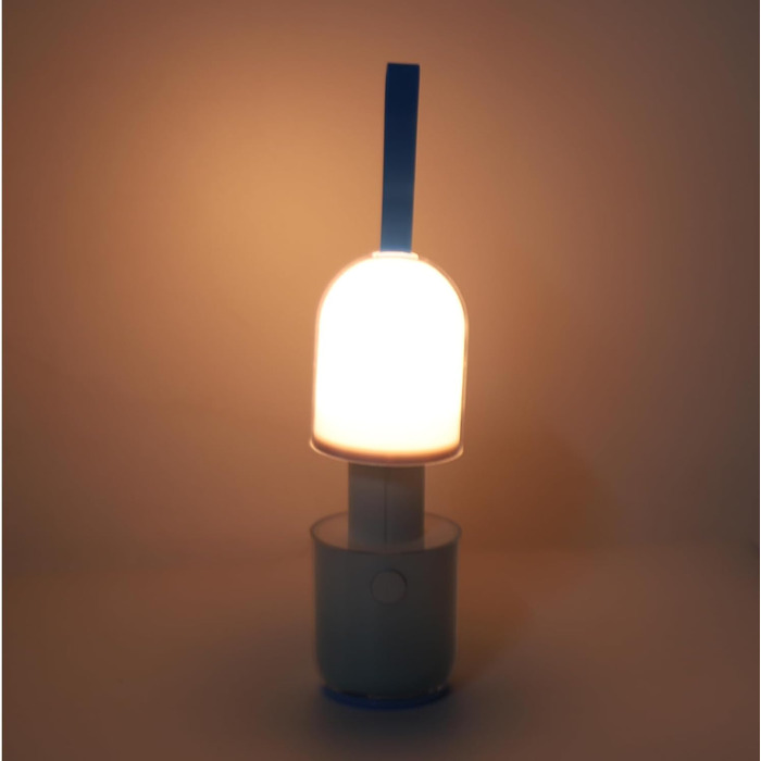 Акумуляторний кемпінговий ліхтар/багажник, міні-світлодіодний ліхтар з 3 рівнями яскравості, портативний та ударостійкий - універсальні режими освітлення, міцний матеріал ABS, ідеально підходить для кемпінгу та надзвичайних ситуацій