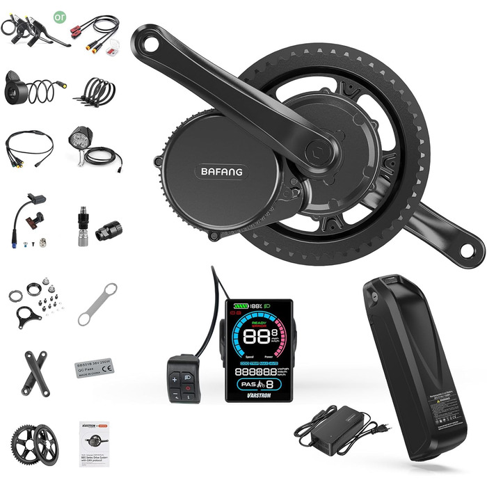Комплект для переобладнання електровелосипеда Bafang 48 V 250 Вт середнього приводу