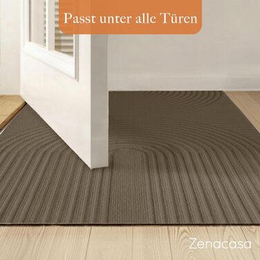 Килимок для прихожих для дому та вулиці 90x150 см - нековзний, вбирає вологу та можна прати в пральній машині - брудозахисний килимок та килимки, сертифіковані Oeko-Tex - килимок для прихожих для дому - коричневий 90 x 150 см