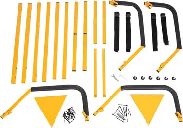 Стійка для каяка, 2 шт., 73x62,3x142 см, окремостояча, складна підставка для каяка, стійка для зберігання на підлозі, вантажопідйомність 100 кг для каное, дощок для веслування та дощок для серфінгу