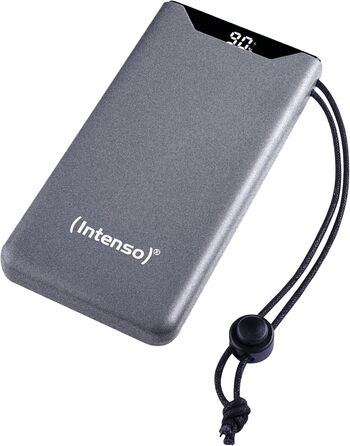 Зовнішній акумулятор Intenso 10000 мАг сірий USB-C та USB-A PD 20 Вт QC 18 Вт