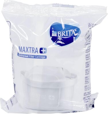 Фільтр для води BRITA Elemaris XL чорний/преміальний глечик, включаючи 1 картридж/фільтр MAXTRA, зменшує вміст вапняку, хлору та металів, повязаних із трубами, таких як мідь і свинець, у водопровідній воді