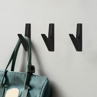 Комплектів гачків для пальто чорний матовий, гачки для пальто акустичні панелі чорні, гачки для пальто з цинкового сплаву, гачки д