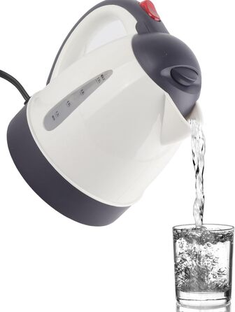 Чайник 24V для вантажівки, 1000ml чайник автомобільний портативний дорожній чайник швидкий водонагрівач пляшка з нержавіючої сталі