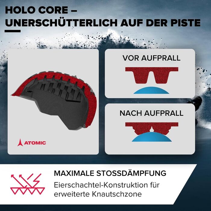 Лижний шолом Atomic REVENT LITE 59-63 чорний