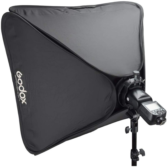 З кронштейном спалаху GODOX S2 S-Type, комплект портативних софтбоксів Bowens Mount підходить для GODOX V1 AD400Pro AD200Pro AD200 V860II TT685II TT600 TT350 SGUV6060, 61 шт., 61