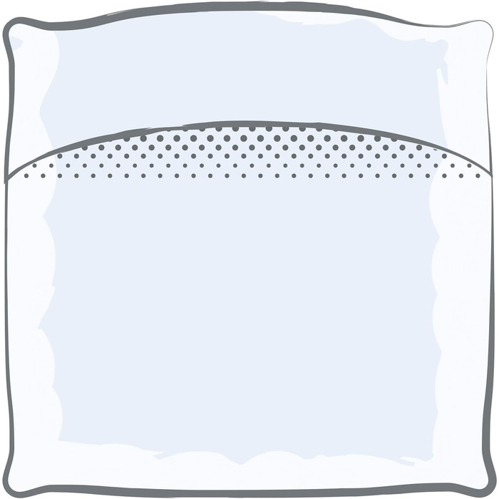 Дитяча постільна білизна ZOLLNER 40x60 100x135 см, 100 бавовна Renforc білий