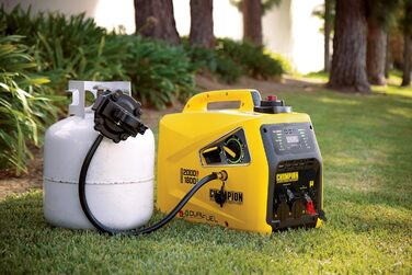 Електрогенератор Champion Power Equipment бензин газ (2000 Вт, інвертор, генератор зі світлодіодним дисплеєм, подвійне паливо, над