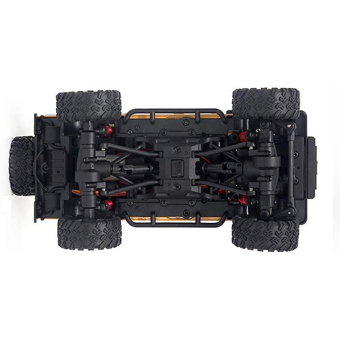 Металевий краулер 4WD 128 RTR жовтий, 22567 D90X28