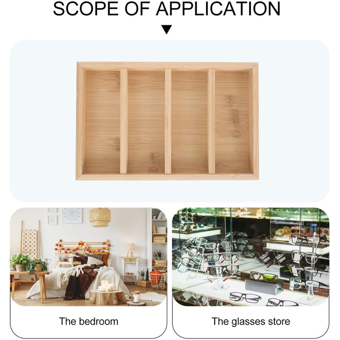 Дерев&39яна підставка для окулярів, лоток для зберігання, креативний футляр для окулярів з міцної деревини для сонцезахисних окулярів та окулярів за рецептом, презентаційний лоток для дому та оптики