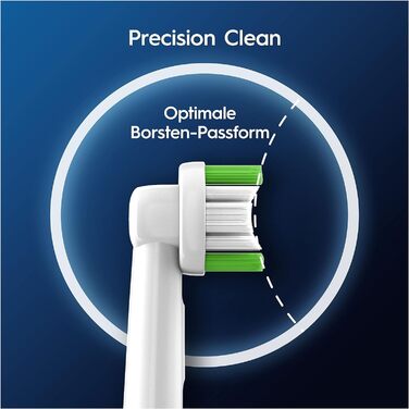 Щітки Oral-B Pro Precision Clean для електричної зубної щітки, 16 шт. , чищення зубів, X-щетина, оригінальна насадка для зубної щітки Oral-B, упаковка, готова до поштової скриньки, розроблена в Німеччині (8 шт. )