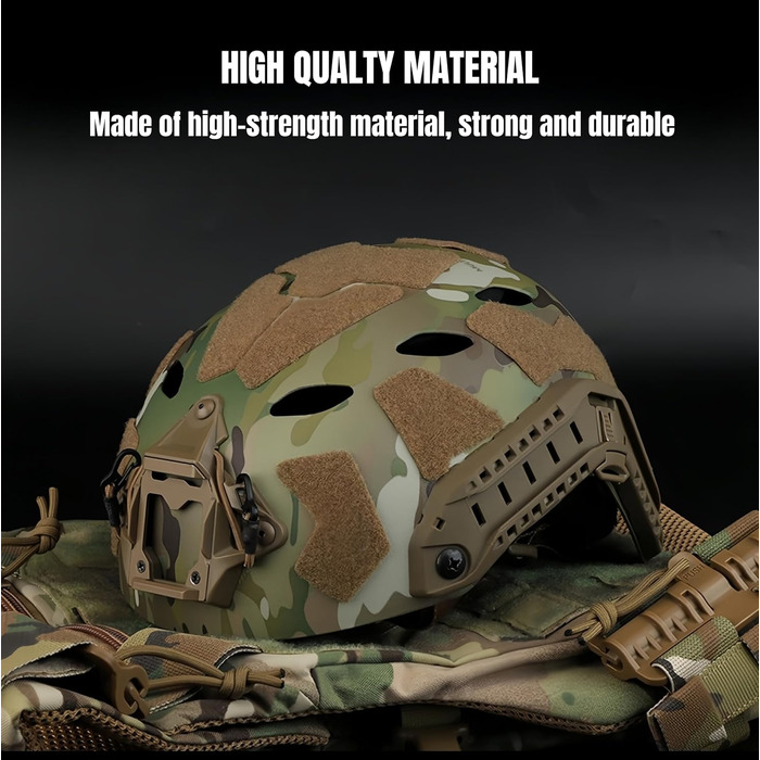 Тактичний шолом, спрощена версія, 0ps-C0re SF, надвисокий виріз, для їзди на велосипеді на природі, захист від пейнтболу, швидкий шолом для страйкболу, хакі