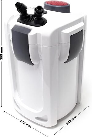 Зовнішній фільтр для акваріума SunSun HW-702A 1000 л/год 24 Вт, 3 рівні, фільтрувальний насос, фільтрувальний матеріал