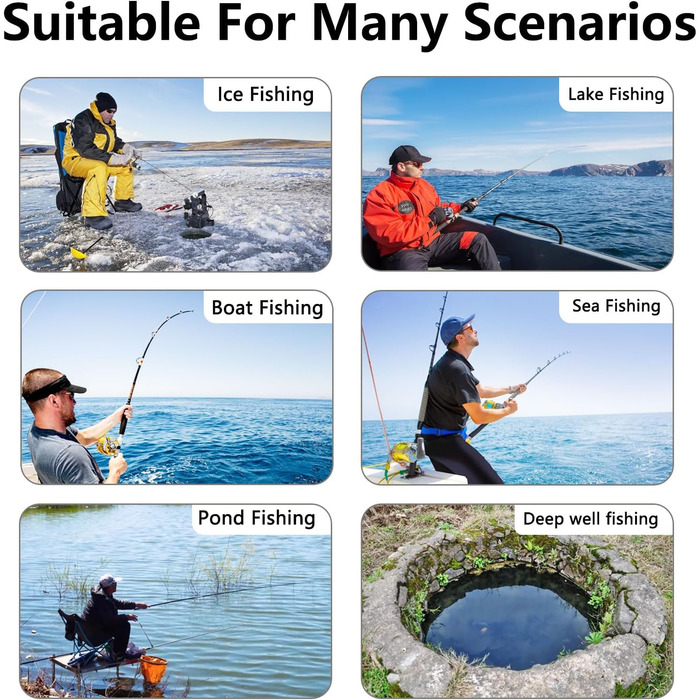 Підводна рибальська камера Fish Finder, 5000 мАг, з інфрачервоним нічним баченням, водонепроникність IP67, з екраном 10 см, для льоду, річки та човна