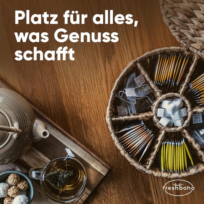 Коробка для зберігання чайних пакетиків надзвичайно великі радіальні відділення кругла коробка для зберігання чайних пакетиків Органайзер, коробка, для зберігання чаю з морської трави виберіть свою модель