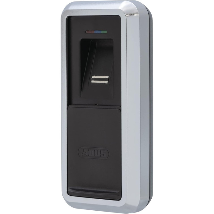 Сканер відбитків пальців ABUS HomeTec Pro Bluetooth CFS3100 - для відкривання вхідних дверей - з кришкою - для приводу дверного замка HomeTec Pro Bluetooth CFA3100 - сріблястий